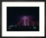 Lightning over Boulder  CO