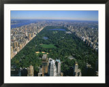 Aerial view of Central Park  NYC