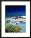 Fishing Boats On The Beach  Celestun  Yucatan