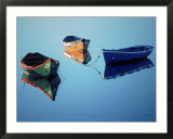 Moored rowboats  Olhao  Portugal