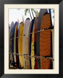 Surfboards  Waikiki Beach Oahu  Hawaii