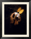 Hand With Egg Shell And Butterfly