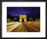 Traffic  Arc de Triomph  Paris  France