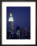 Empire State Building at Night  NYC  NY