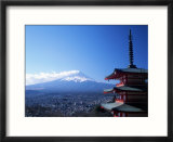 Pagoda and Mt Fuji  Japan