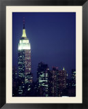 Empire State Building at Night  NYC  NY