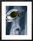 Olive in a Wine Glass