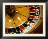 Close-up of a roulette wheel