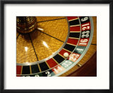 Close-up of a roulette wheel