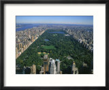 Aerial view of Central Park  NYC