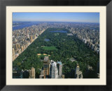 Aerial view of Central Park  NYC