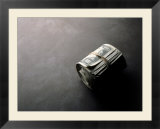 Roll of Money Held Together with Rubber Band