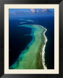 Aerial of Barrier Atoll  Micronesia