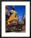 Seated Buddha of Wat Phra Si Sanphet in Ayuthaya Historical Park  Ayuthaya  Thailand
