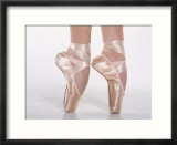 Feet of dancing ballerina