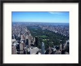 Aerial view of Central Park  NYC