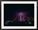Lightning over Boulder  CO