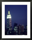 Empire State Building at Night  NYC  NY