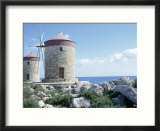 Windmills  Rhodes  Greece
