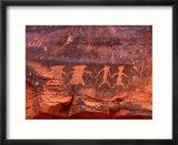 Petroglyphs  Valley of Fire State Park  Valley of Fire State Park  Nevada  USA