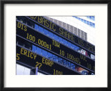 Stock Quotes on Building  Times Square  NYC