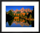 Teton Range in Autumn  Grand Teton National Park  WY