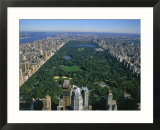 Aerial view of Central Park  NYC