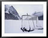 Ice skating equipment  Lake Louise  Alberta
