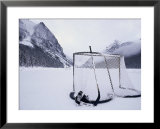 Ice skating equipment  Lake Louise  Alberta