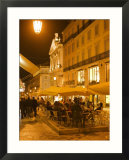 Diners in Chiado  Lisbon  Portugal