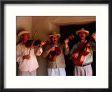 Folk Musicians at Los Aleros Theme Park  Merida  Venezuela