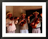 Folk Musicians at Los Aleros Theme Park  Merida  Venezuela
