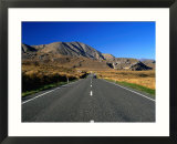 Highway 73 at Castle Hill Basin near Arthur's Pass  New Zealand