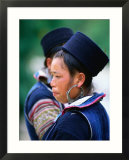 Black H'mong Hilltribe Girls  Sapa  Lao Cai  Vietnam