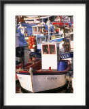 Fishing Boats in Port  Concarneau  Brittany  France