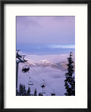 Chair Lift in the Early Morning  2010 Winter Olympic Games Site  Whistler  British Columbia  Canada