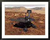 Artists Rendition of Mars Rover