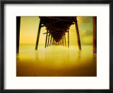 Pier over Golden Sand and Water