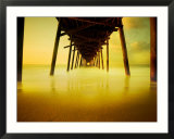 Pier over Golden Sand and Water