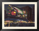 Electric Sign on Broadway New York Advertising Wrigley's Chewing Gum