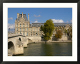 Pont Royal and the Louvre Museum  Paris  France
