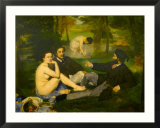 Edouard Manet's Le Dejeuner sur l'herbe in Musee d'Orsay  Paris  France