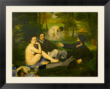Edouard Manet's Le Dejeuner sur l'herbe in Musee d'Orsay  Paris  France