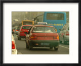 A Taxi in Traffic