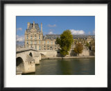 Pont Royal and the Louvre Museum  Paris  France