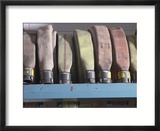 Row of Fire Hoses