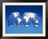 Computer Generated World Map