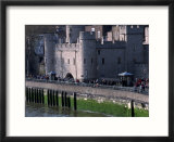 Tower of London and River Thames  UK