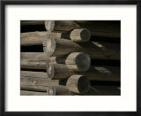 Close-up of Log Cabin