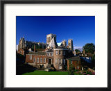 Exterior of Treasurer's House  York Minster Cathedral  with cathedral behind  York  United Kingdom
